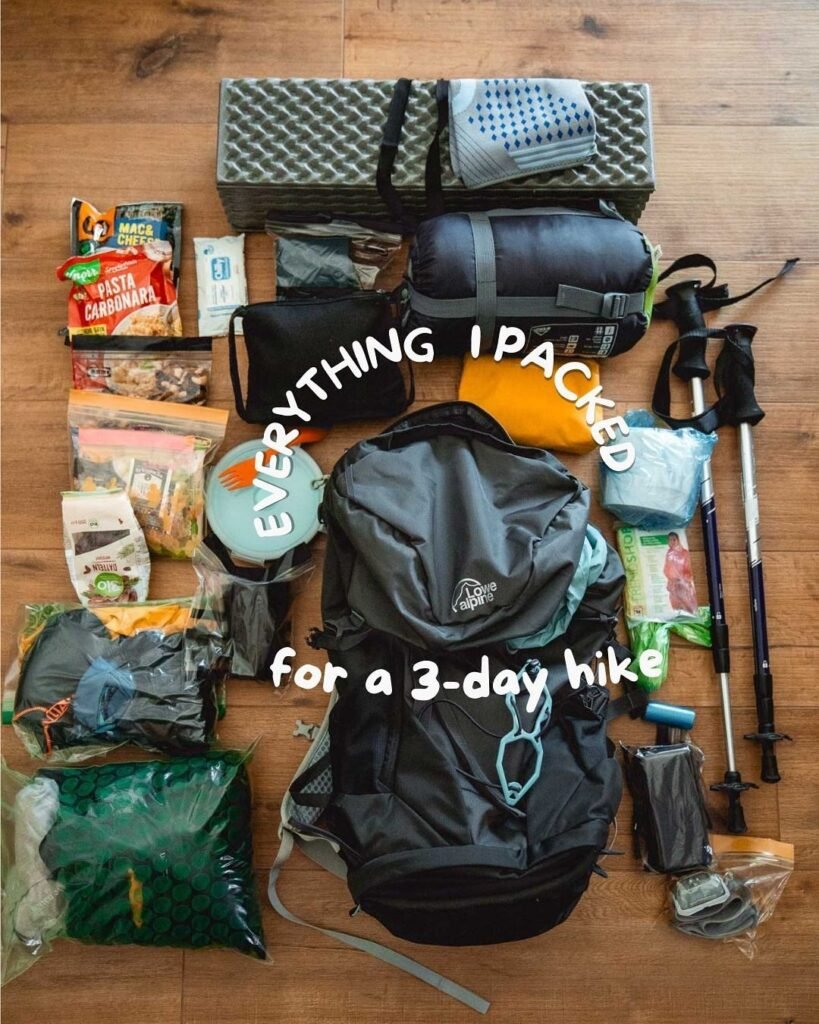hiking backpack system